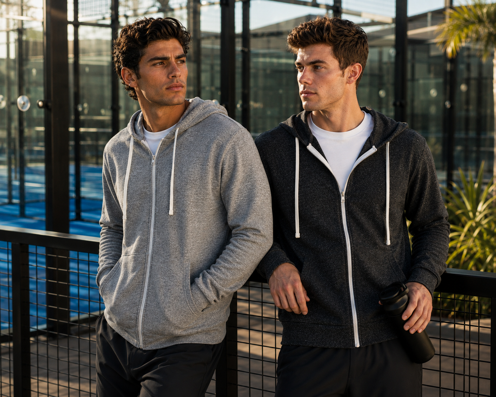 Triblend Fleece Zip Hoodie
