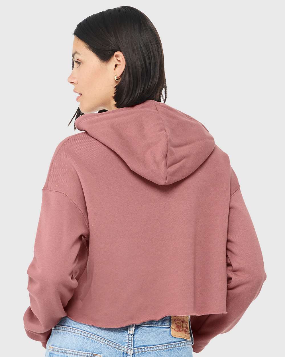 Women's Cropped Fleece Hoodie KOURTLY by Loriet Sports