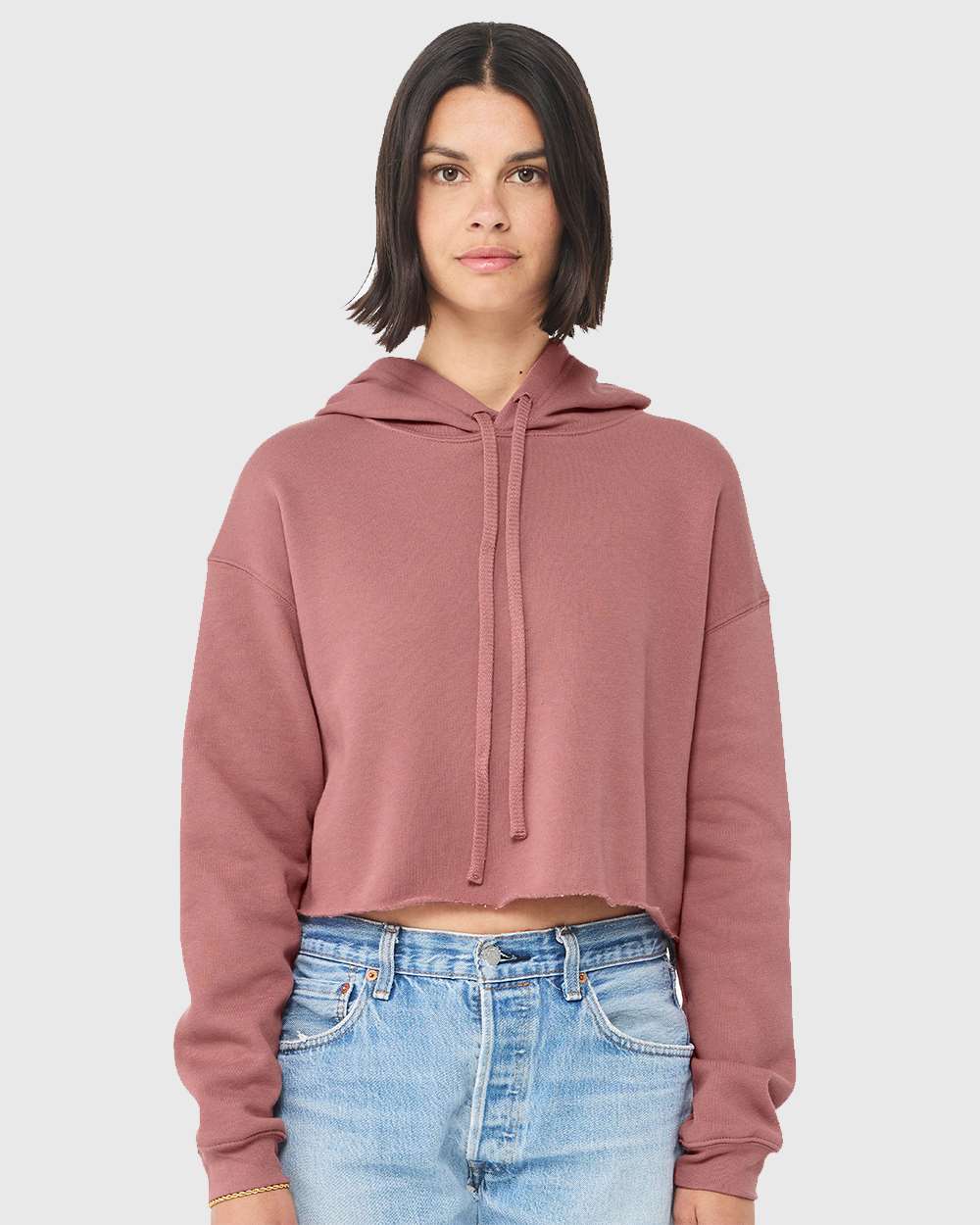 Women's Cropped Fleece Hoodie KOURTLY by Loriet Sports