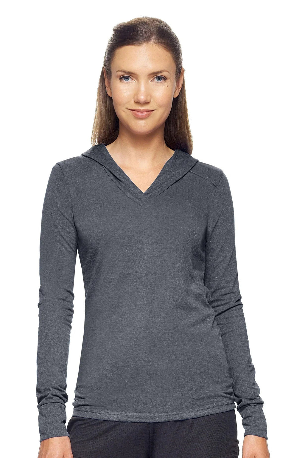 Women's Active Heather Hoodie KOURTLY by Loriet Sports