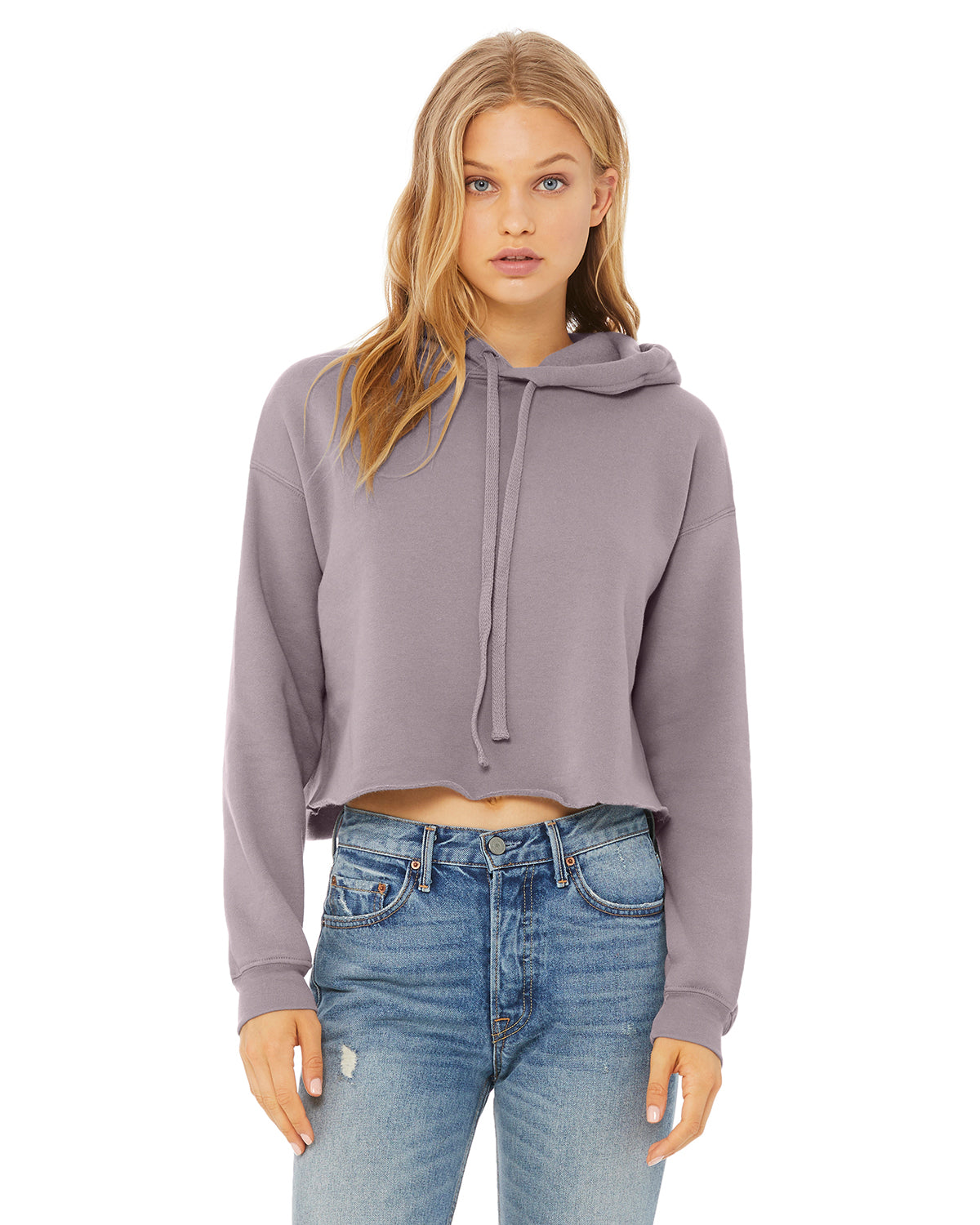 Women's Cropped Fleece Hoodie KOURTLY by Loriet Sports