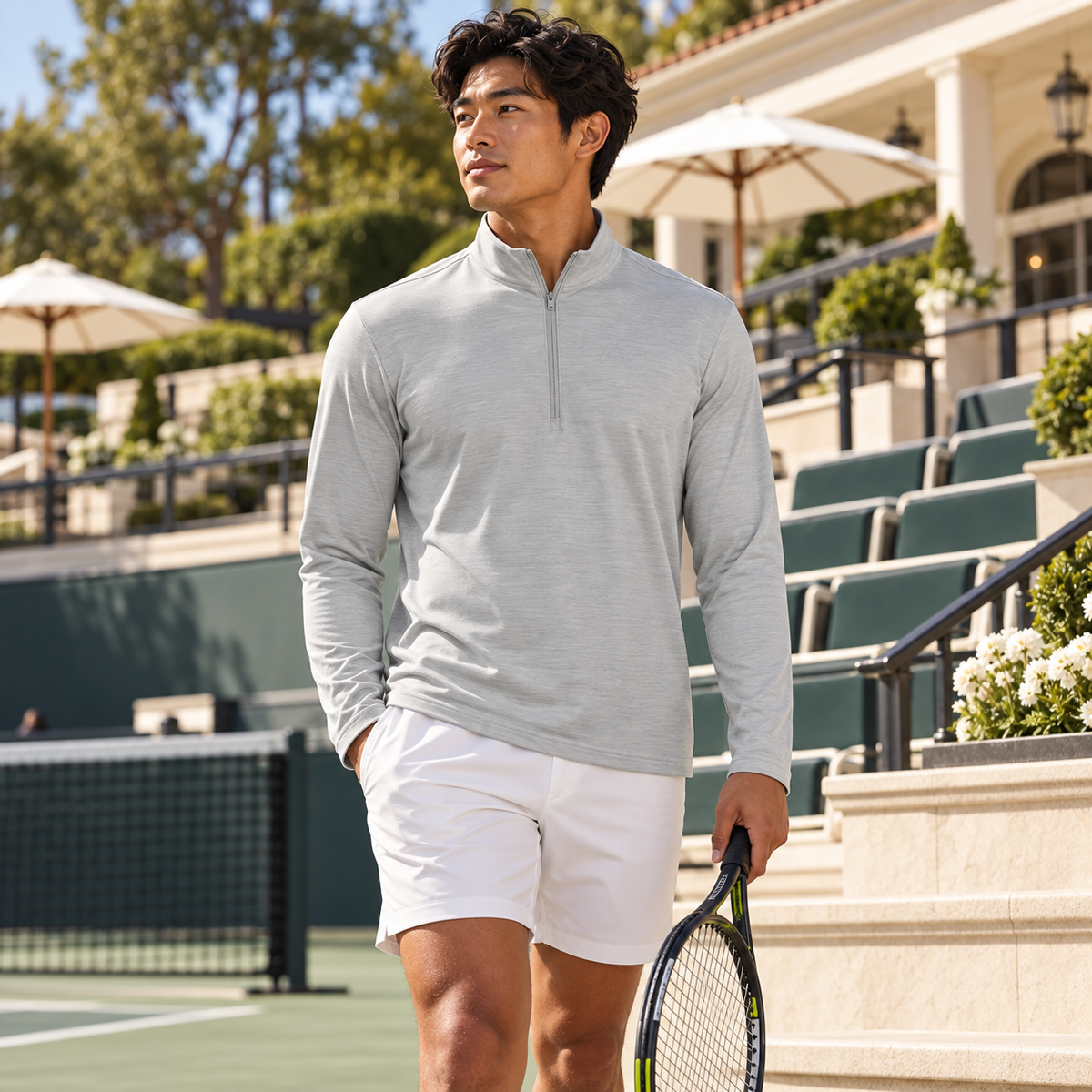 Fusion Performance Quarter-Zip by KOURTLY