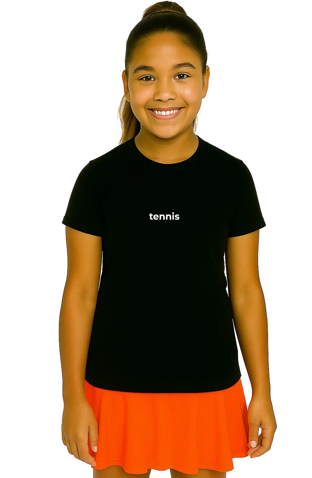 Girls Comfort Tennis Tee KOURTLY by Loriet Sports