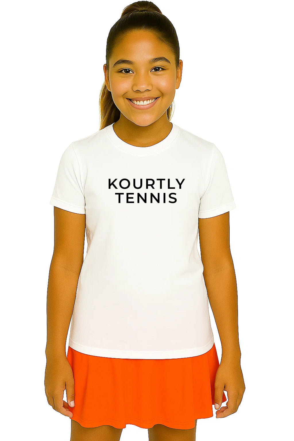 Girls KOURTLY Tennis Comfort Tee Loriet Activewear