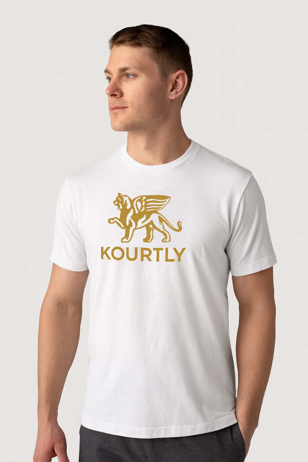 Gold Lion Pro Team Tee KOURTLY by Loriet Sports