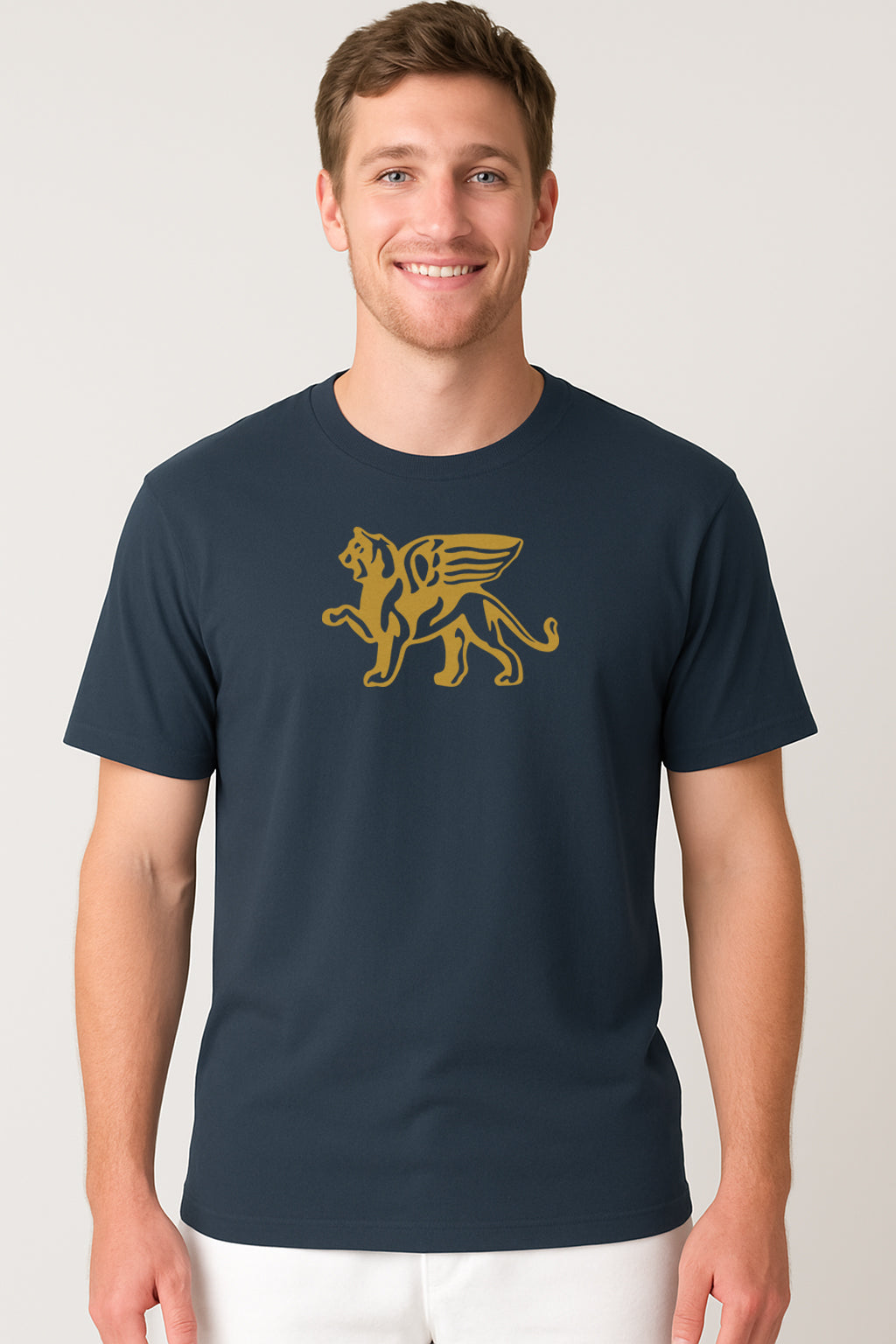 Comfort Gold Lion Tee KOURTLY by Loriet Sports