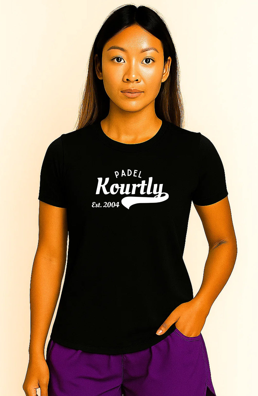 Women KOURTLY Signature Padel Tee KOURTLY by Loriet Sports