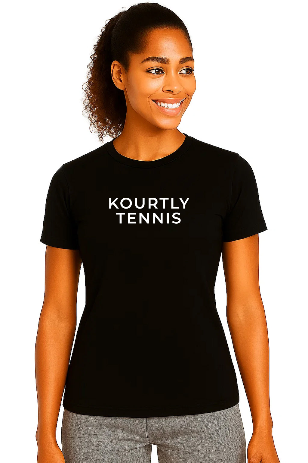 Women KOURTLY Tennis Comfort Tee Loriet Activewear