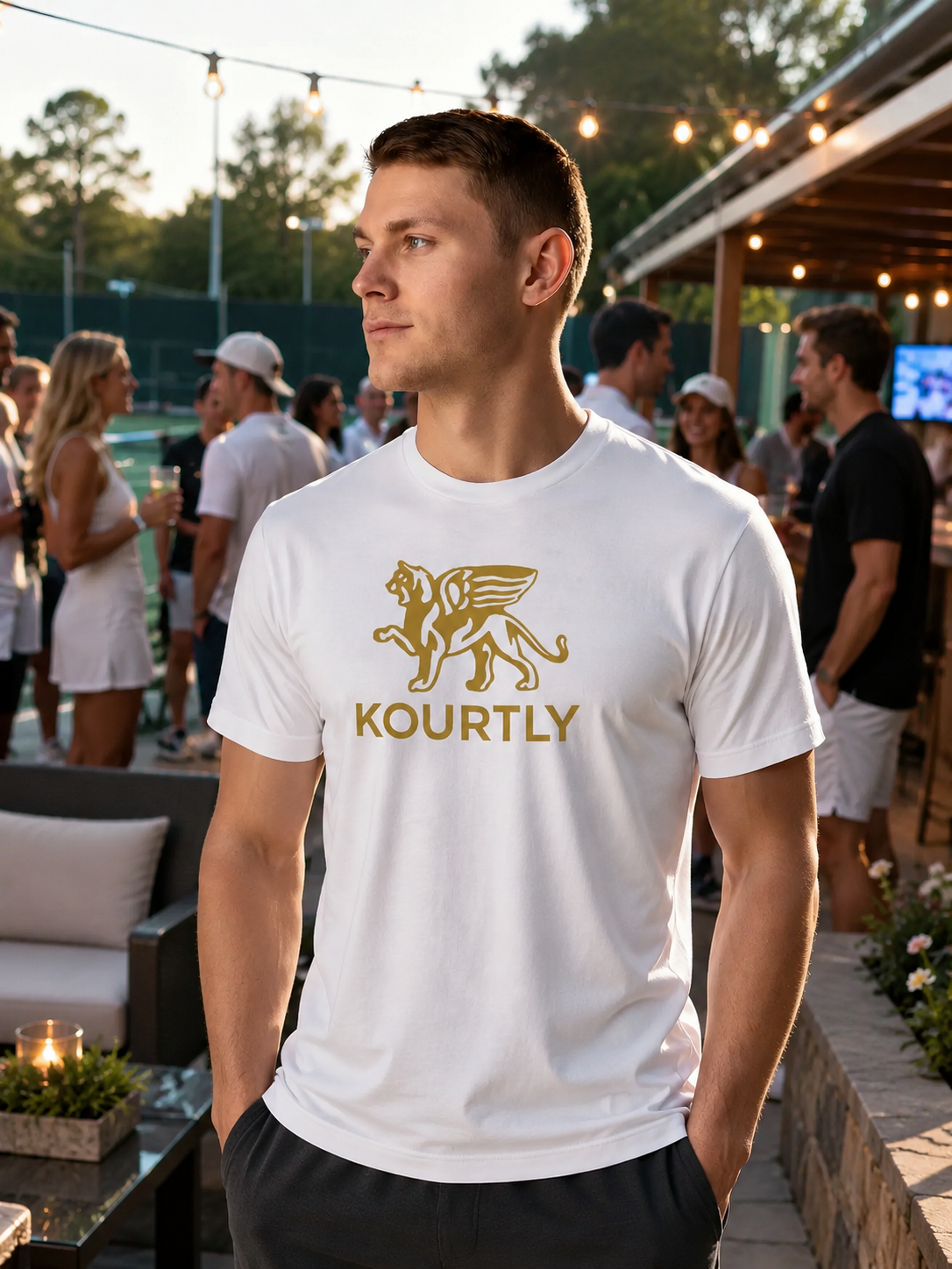 Gold Lion Pro Team Tee
