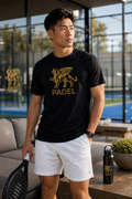 Gold Lion Pro Padel Tee by KOURTLY