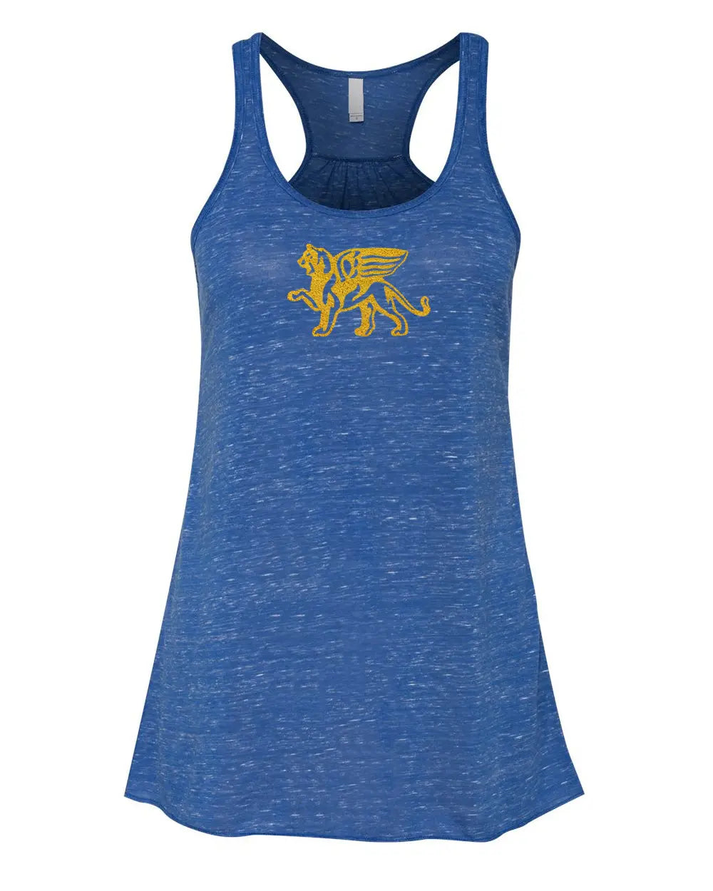Flowy Gold Lion Tank Top - Loriet Activewear