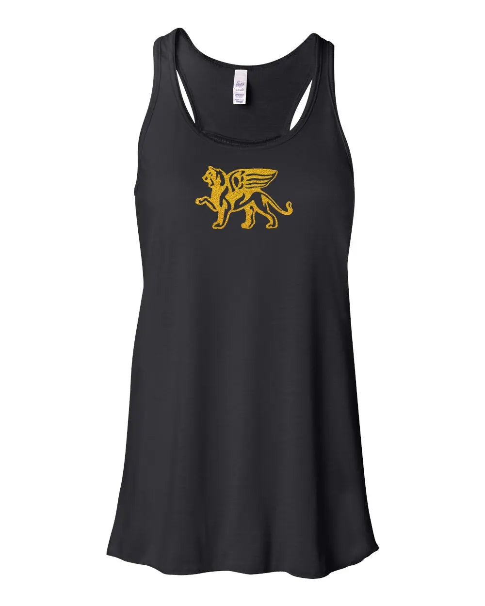 Flowy Gold Lion Tank Top - Loriet Activewear